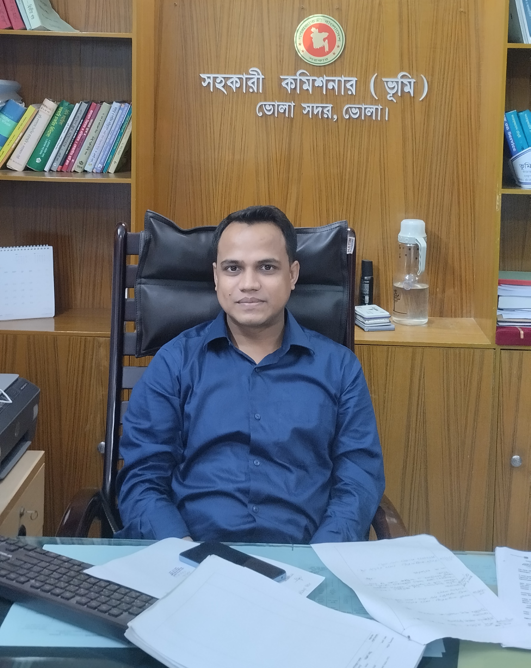 ভোলা সদর উপজেলায় যোগদান করলেন নতুন এসিল্যান্ড অমিত দত্ত